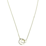 Mi Amore Ring Fashion-Necklace Silver-Tone