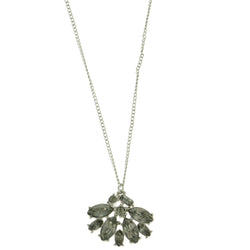 Mi Amore Pendant-Necklace Green/Silver-Tone