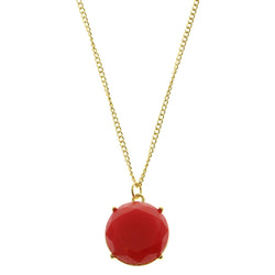 Mi Amore Pendant-Necklace Red/Gold-Tone