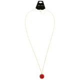 Mi Amore Pendant-Necklace Red/Gold-Tone