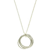 Mi Amore Ring Pendant-Necklace Silver-Tone