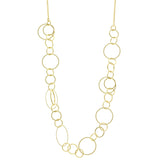 Mi Amore Long-Necklace Gold-Tone