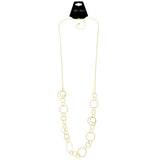 Mi Amore Long-Necklace Gold-Tone