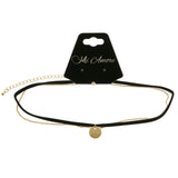 Mi Amore Choker-Necklace Black/Gold-Tone