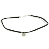 Mi Amore Choker-Necklace Black/Silver-Tone