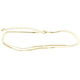 Mi Amore Choker-Necklace Gold-Tone