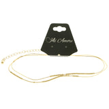 Mi Amore Choker-Necklace Gold-Tone