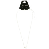 Mi Amore Fashion-Necklace Silver-Tone