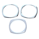 Mi Amore 3 ring set Sized-Ring Silver-Tone/White Size 10.00