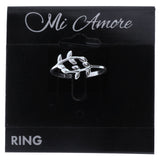 Mi Amore 931 Sterling Silver Sized-Ring Silver Size 6.00
