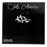 Mi Amore 932 Sterling Silver Sized-Ring Silver Size 6.50