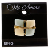 Mi Amore Sized-Ring Gold-Tone/Multicolor Size 7.00