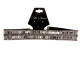 Mi Amore 3 in. extender Choker-Necklace Silver-Tone/Black