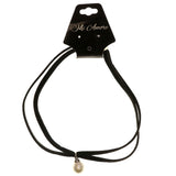 Mi Amore 2 in. extender Choker-Necklace Black/White