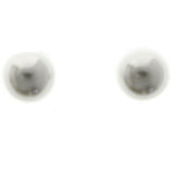 Mi Amore 925 Sterling Silver Stud-Earrings Silver/White