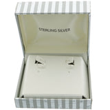 Mi Amore 925 Sterling Silver Hoop-Earrings Silver