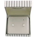 Mi Amore 925 Sterling Silver Star Stud-Earrings Silver