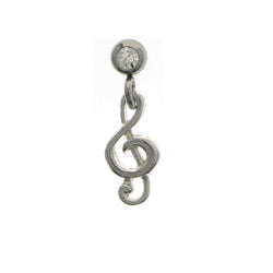 Mi Amore 925 Sterling Silver 16G Helix  1/4" Long Post Body-Jewelry Silver