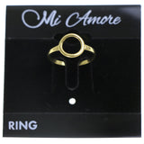 Mi Amore 925 Sterling Silver Sized-Ring Gold-Vermeil Size 5.50