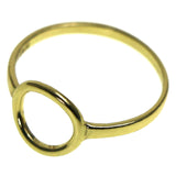 Mi Amore 925 Sterling Silver Sized-Ring Gold-Vermeil Size 7.50