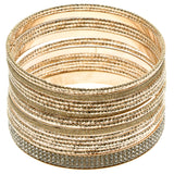 Mi Amore Glitter Bracelet-Set Gold-Tone