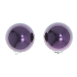 Mi Amore Clip-On-Earrings Purple