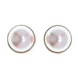 Mi Amore Clip-On-Earrings Silver-Tone/Pink