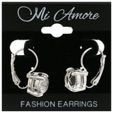 Mi Amore Dangle-Earrings Silver-Tone