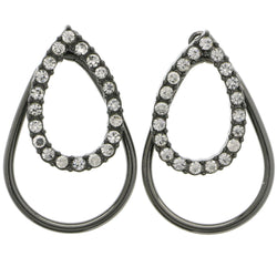 Mi Amore Dangle-Earrings Black