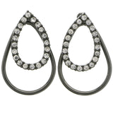 Mi Amore Dangle-Earrings Black