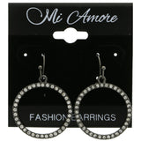 Mi Amore Dangle-Earrings Black