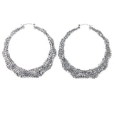 Mi Amore Hoop-Earrings Silver-Tone