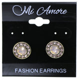 Mi Amore Stud-Earrings Silver-Tone