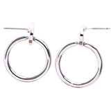 Mi Amore Drop-Dangle-Earrings Silver-Tone