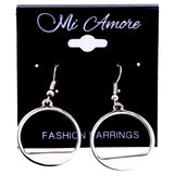 Mi Amore Classic Dangle-Earrings Silver-Tone