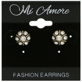 Mi Amore Stud-Earrings Gold-Tone