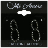 Mi Amore Dangle-Earrings Black