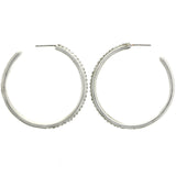 Mi Amore Hoop-Earrings Silver-Tone