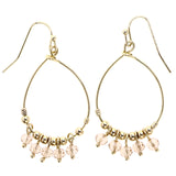 Mi Amore Dangle-Earrings Gold-Tone/Brown