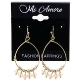 Mi Amore Dangle-Earrings Gold-Tone/Brown