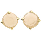 Mi Amore Post-Earrings Gold-Tone/Pink