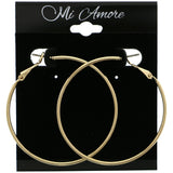 Mi Amore Hoop-Earrings Gold-Tone