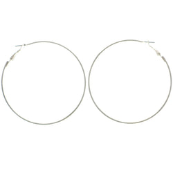 Mi Amore Hoop-Earrings Silver-Tone