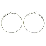 Mi Amore Hoop-Earrings Silver-Tone