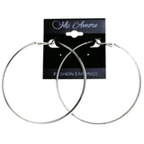 Mi Amore Hoop-Earrings Silver-Tone