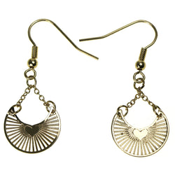 Mi Amore Dangle-Earrings Gold-Tone