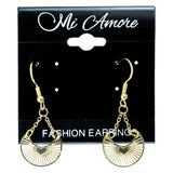 Mi Amore Dangle-Earrings Gold-Tone