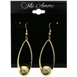 Mi Amore Dangle-Earrings Gold-Tone