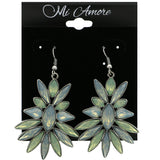 Mi Amore Dangle-Earrings Silver-Tone/Green