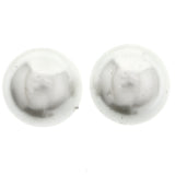 Mi Amore Stud-Earrings White